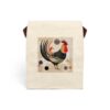 Mid-Century Modern Rooster Canvas Lunch Bag With Strap