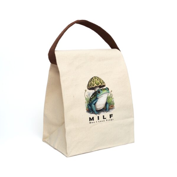 MILF – Man I Love Frogs – Canvas Lunch Bag With Strap