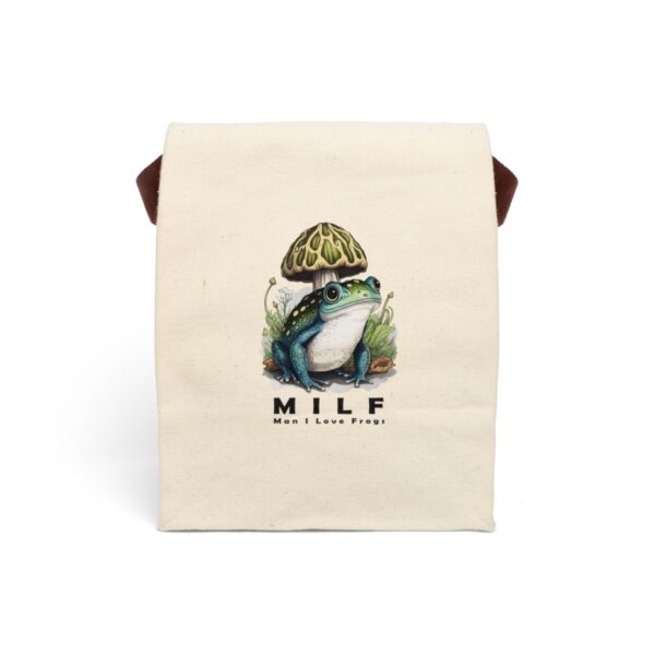 MILF – Man I Love Frogs – Canvas Lunch Bag With Strap