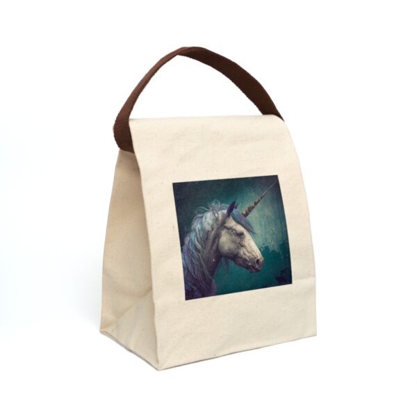 Grunge Unicorn Canvas Lunch Bag With Strap