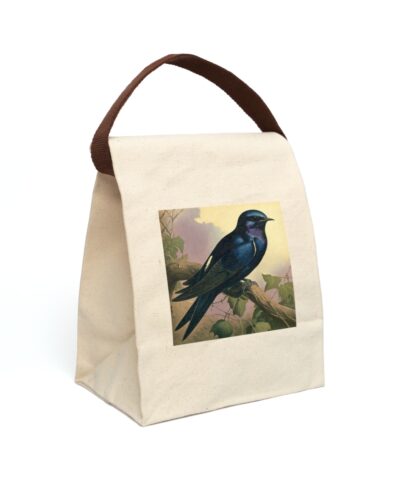 91358 70 400x480 - Vintage Naturalist Illustration of a Purple Martin Canvas Lunch Bag With Strap