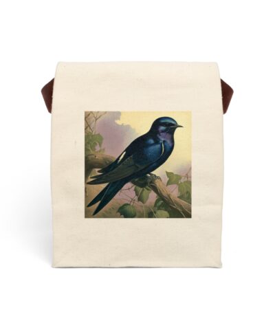 91358 71 400x480 - Vintage Naturalist Illustration of a Purple Martin Canvas Lunch Bag With Strap