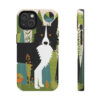 Vintage Watercolor French Bulldog Design “Tough” Phone Cases