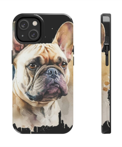 93905 110 400x480 - Vintage Watercolor French Bulldog Design "Tough" Phone Cases
