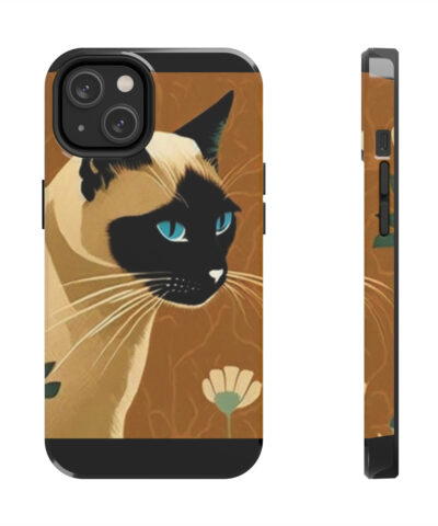 93905 128 400x480 - Japandi Siamese Cat "Tough" Phone Cases