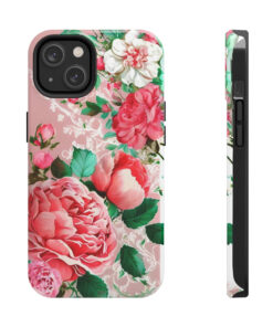 Victorian Floral Design with Lace “Tough” Phone Cases