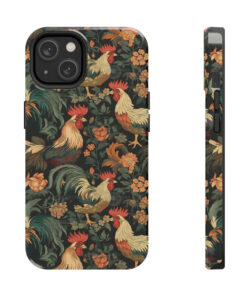 Folk Art Rooster “Tough” Phone Cases