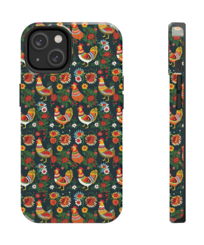 93905 42 400x480 - Scandanavian Style Rooster Pattern "Tough" Phone Cases