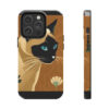 Japandi Siamese Cat "Tough" Phone Cases