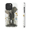 Baby Elephant in Meadow "Tough" Phone Cases