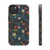 Folk Art Wildflower Design "Tough" Phone Cases