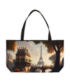 A Fine Paris Fall Evening Weekender Tote Bag
