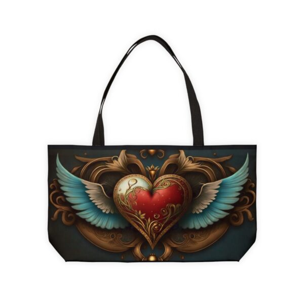 Victorian Flying Heart Weekender Tote Bag