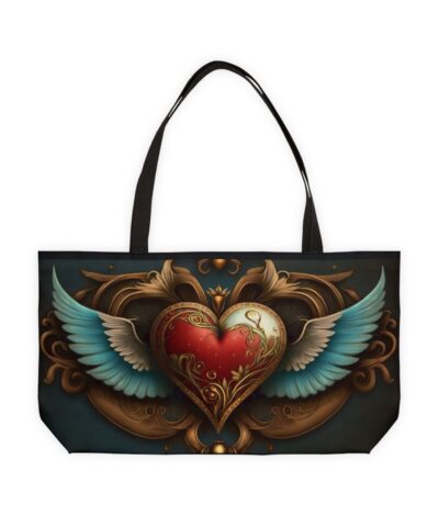 96566 9 400x480 - Victorian Flying Heart Weekender Tote Bag