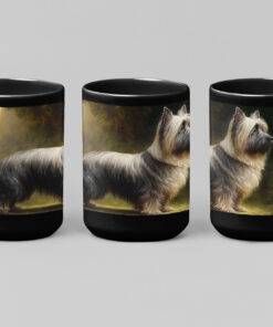 Vintage Victorian Skye Terrier – 15 oz Coffee Mug