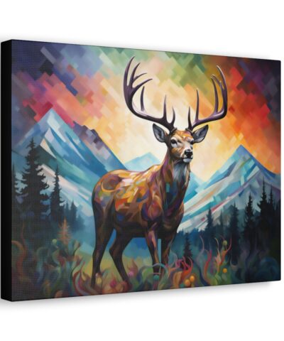33723 1 400x480 - Big Buck Deer Montain Scene Fine Art Print Canvas Gallery Wraps