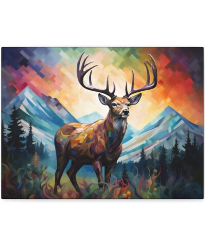 33723 400x480 - Big Buck Deer Montain Scene Fine Art Print Canvas Gallery Wraps