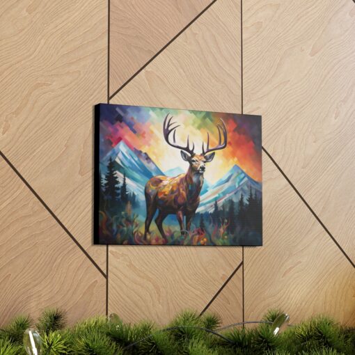 Big Buck Deer Montain Scene Fine Art Print Canvas Gallery Wraps