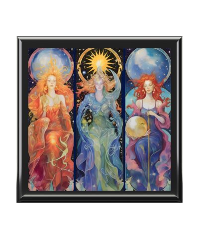 Three Goddesses Jewelry Keepsake Box