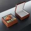 Chestnut Mare Horse Art Print Jewelry Keepsake Box