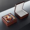 Abstract Guinea Pig Jewelry Keepsake Box