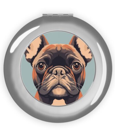 73336 17 400x480 - Minimalist Style French Bulldog Art Print Compact Travel Mirror