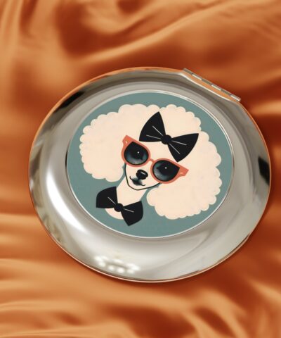 73336 64 400x480 - Miss Poodle Art Print Compact Travel Mirror