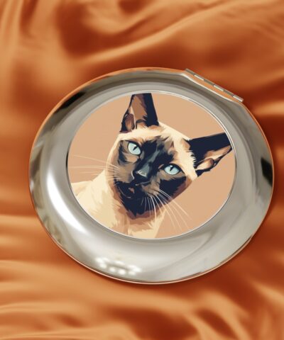 73336 8 400x480 - Minimalist Style Siamese Cat Art Print Compact Travel Mirror