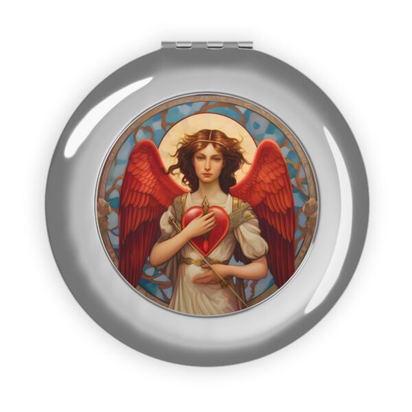 Angel Heart Art Print Compact Travel Mirror