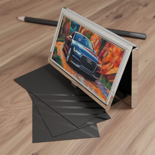 Abstract Expressionism Style Audi Art Print Business Card Holder