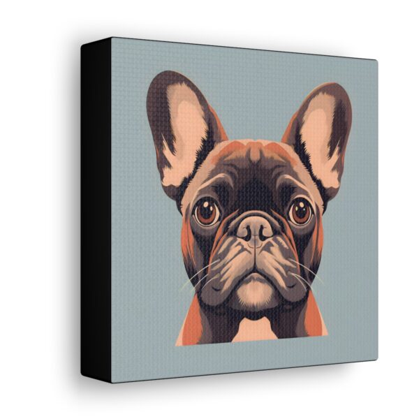 French Bulldog Portrait Canvas Gallery Wraps