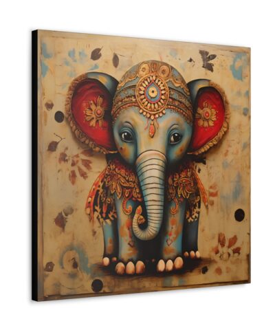 75773 7 400x480 - Folk Art Baby Elephant Canvas Gallery Wraps