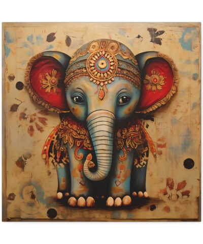75773 8 400x480 - Folk Art Baby Elephant Canvas Gallery Wraps