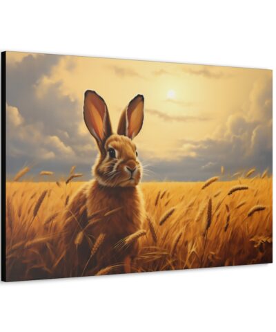 75777 119 400x480 - Wild Bunny Rabbit in Wheat Field Naturalism Style Oil Fine Art Print Canvas Gallery Wraps