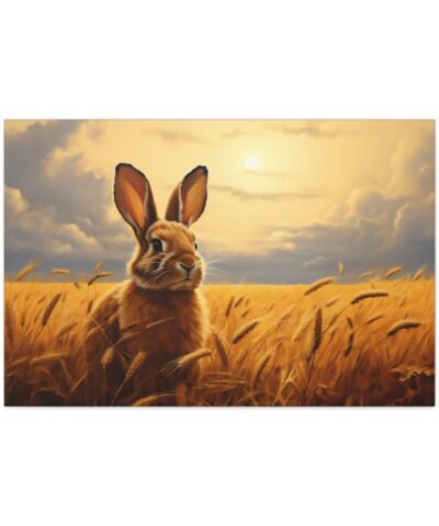 75777 120 400x480 - Wild Bunny Rabbit in Wheat Field Naturalism Style Oil Fine Art Print Canvas Gallery Wraps