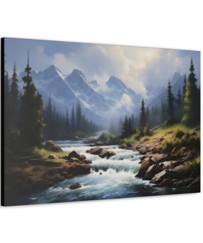 75777 70 400x480 - Mountain Stream Naturalism Style Oil Fine Art Print Canvas Gallery Wraps