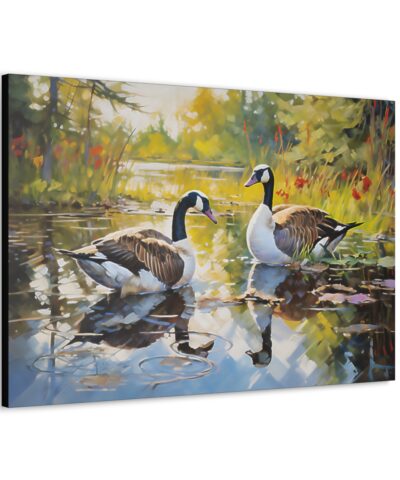 75777 84 400x480 - Pair of Canadian Geese Naturalism Style Oil Fine Art Print Canvas Gallery Wraps