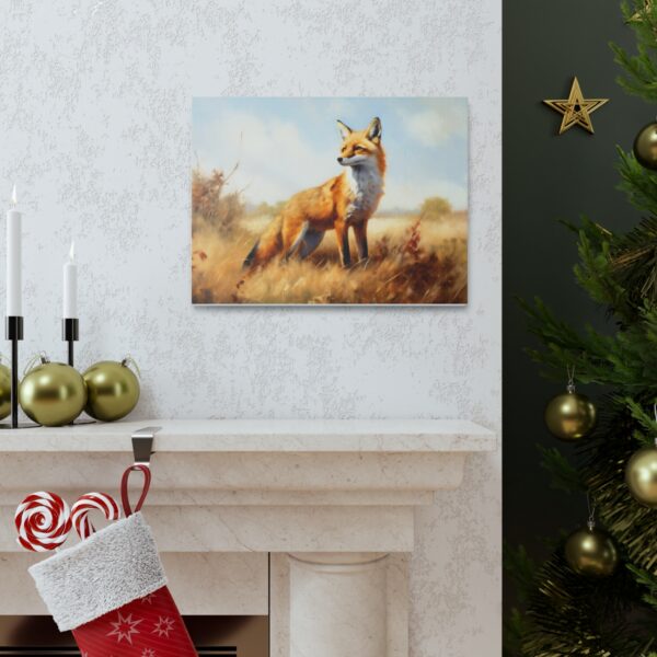 Red Fox Oil Painting – Fine Art Print Canvas Gallery Wraps