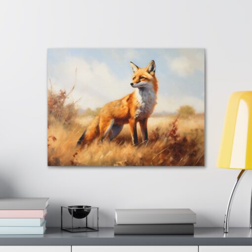 Red Fox Oil Painting – Fine Art Print Canvas Gallery Wraps