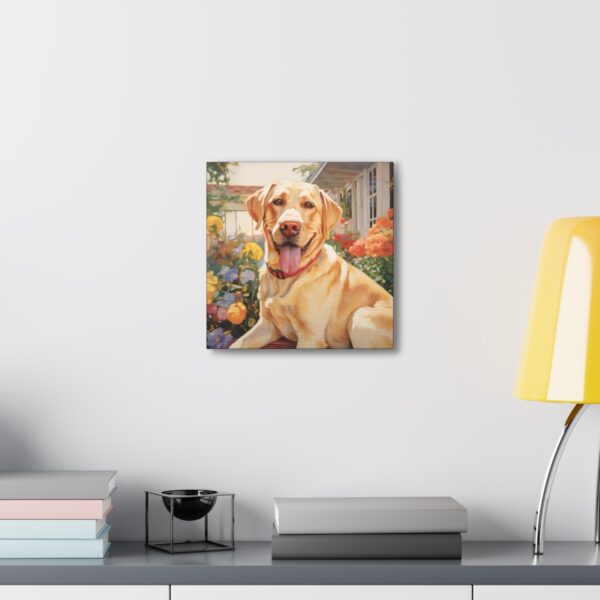 Yellow Labrador Retriever Portrait Fine Art Print Canvas Gallery Wraps