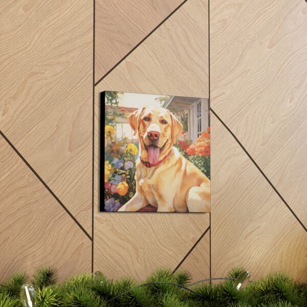 Yellow Labrador Retriever Portrait Fine Art Print Canvas Gallery Wraps