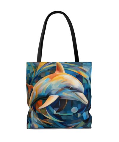 45127 77 400x480 - Minimalism Abstract Dolphin Tote Bag