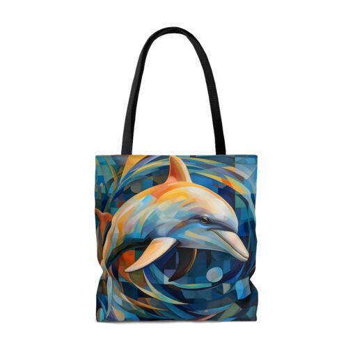 Minimalism Abstract Dolphin Tote Bag