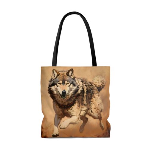 Running Wolf Tote Bag