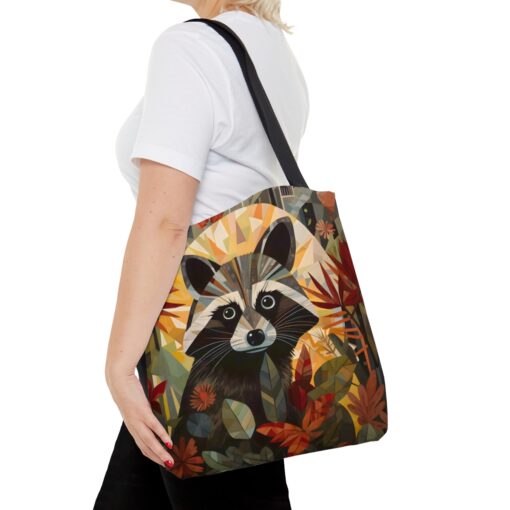 Art Deco Raccoon Tote Bag