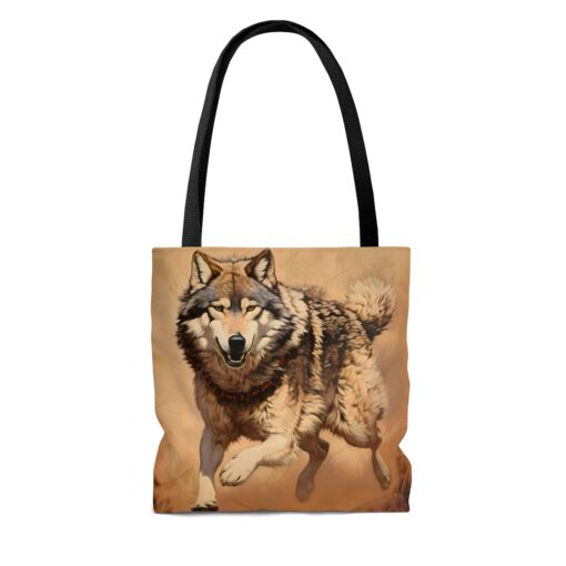 Running Wolf Tote Bag
