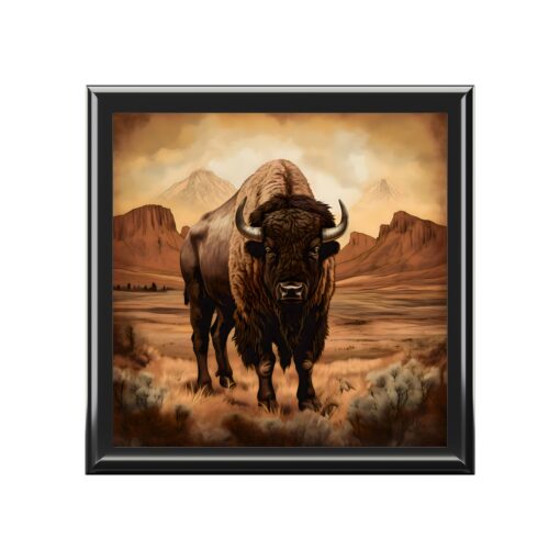 American Bison / Buffalo Jewelry Keepsake Trinkets Box