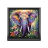 Bull Elephant Minimalism Fine Art Print Jewelry Keepsake Trinkets Box