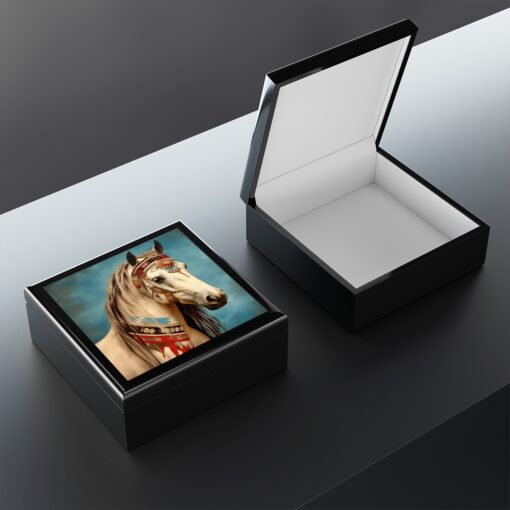 Painted Pony – Horse – Jewelry Keepsake Trinkets Box