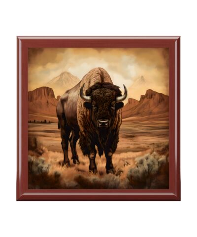 American Bison / Buffalo Jewelry Keepsake Trinkets Box